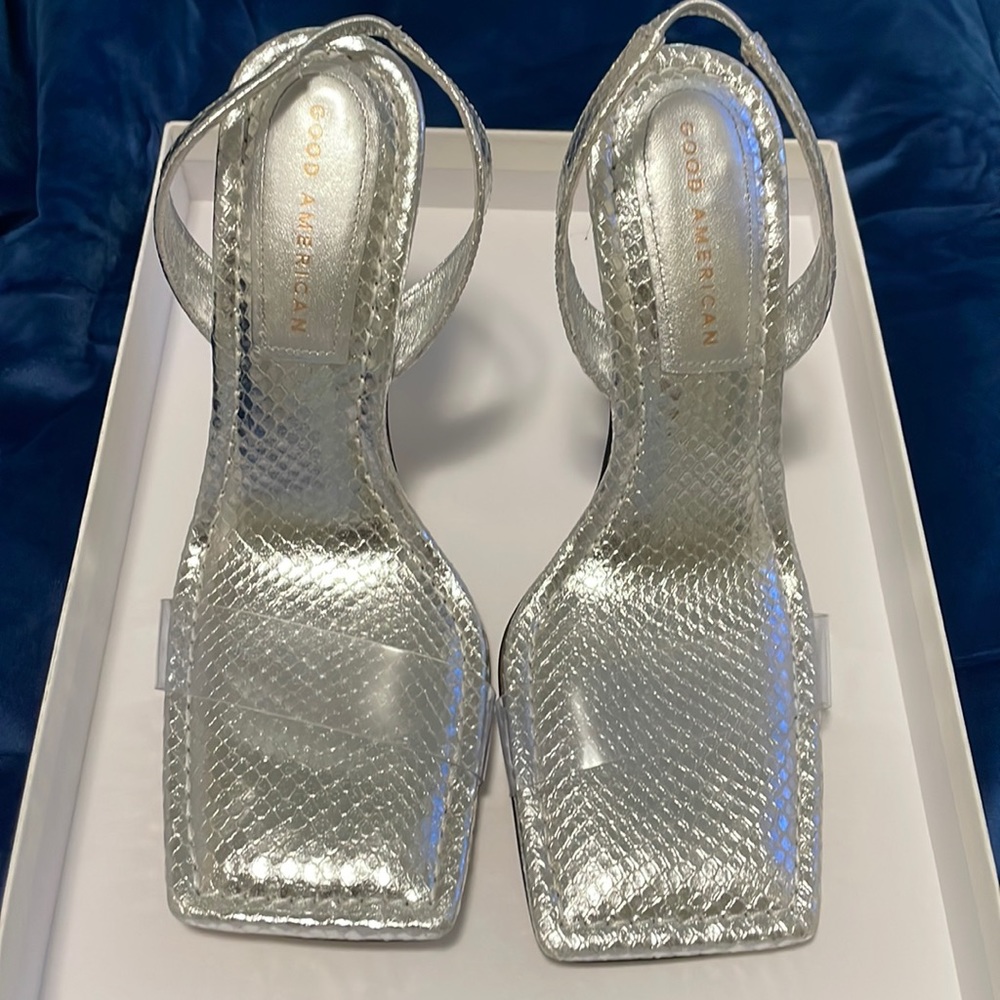 Good American Sling back Sandals